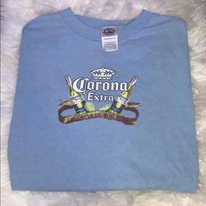 Corona Extra baby blue oversized T-Shirt